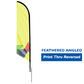 Feather Angled Flag