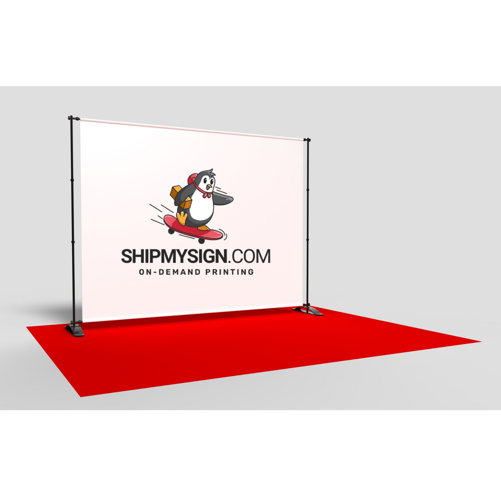 Custom Step Custom Step and Repeat Backdrop – ShipMySign.com